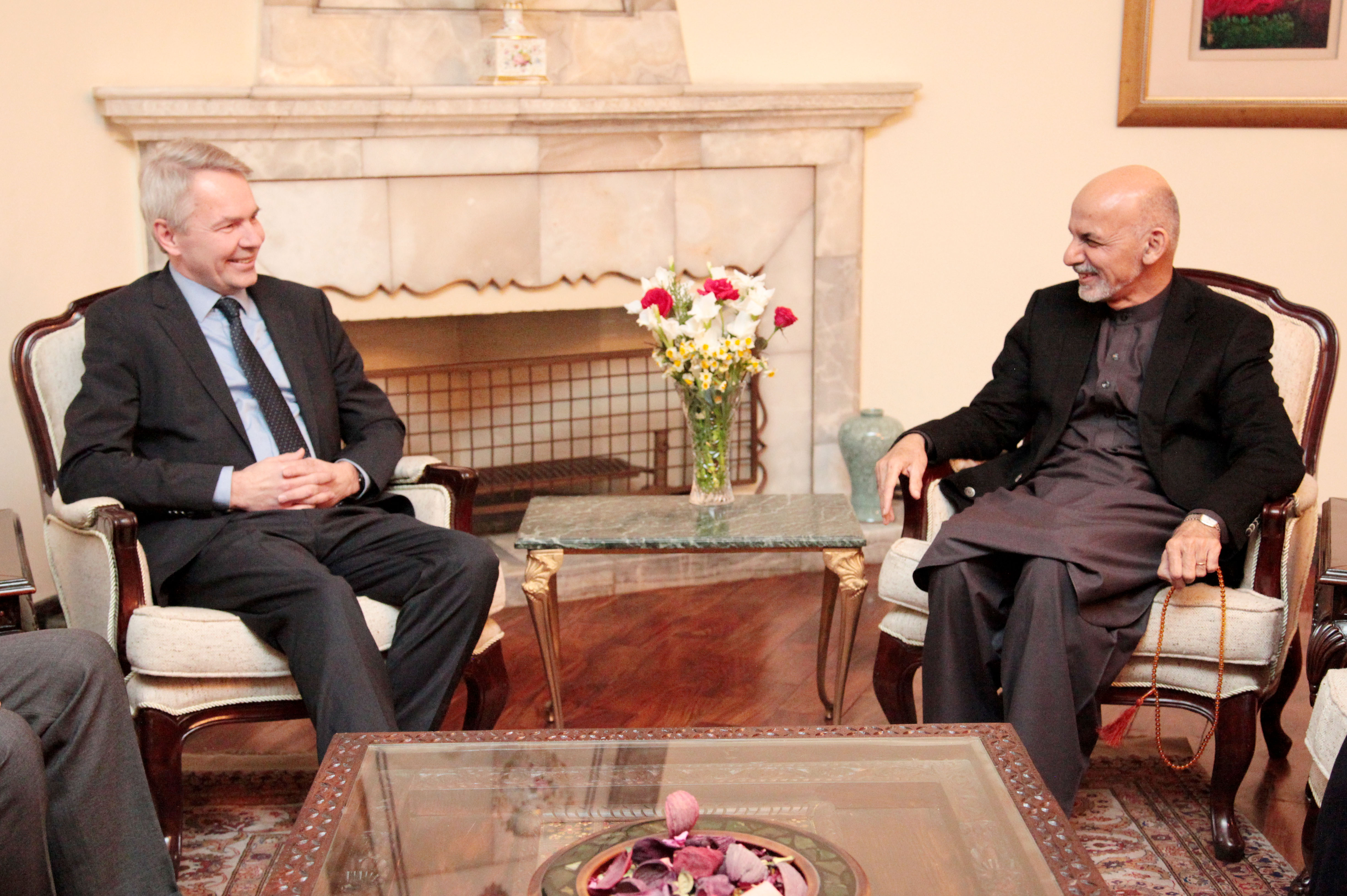 Tapaaminen Afganistanin presidentin kanssa